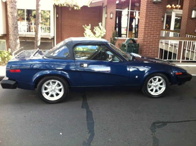 Triumph TR7 with VTO vintage aluminum wheels - Photo 3