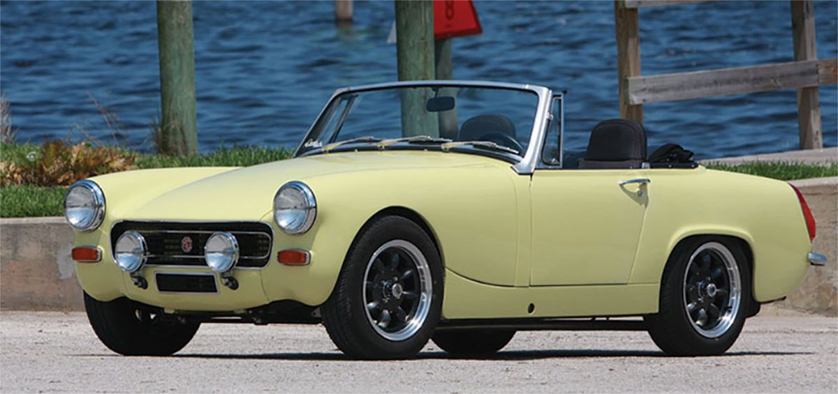 MG Midget Mk1-4 with VTO vintage aluminum wheels - Photo 1