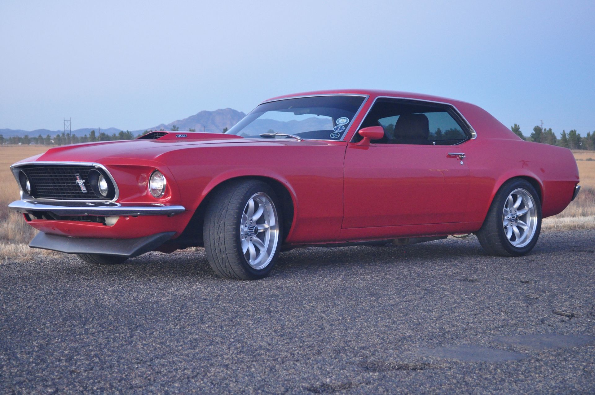 Ford Mustang with VTO vintage aluminum wheels - Photo 5