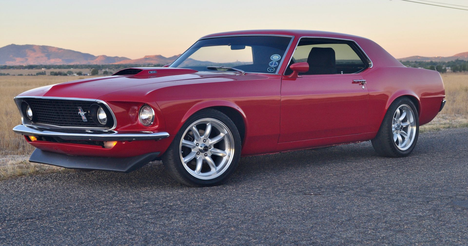 Ford Mustang with VTO vintage aluminum wheels - Photo 15