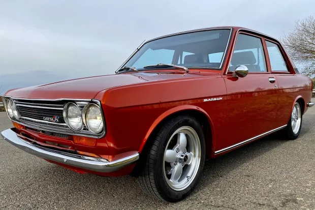 Datsun 510 with VTO vintage aluminum wheels - Photo 1