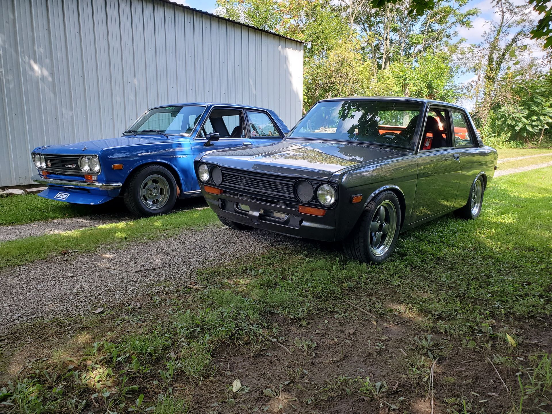 Datsun 510 with VTO vintage aluminum wheels - Photo 4