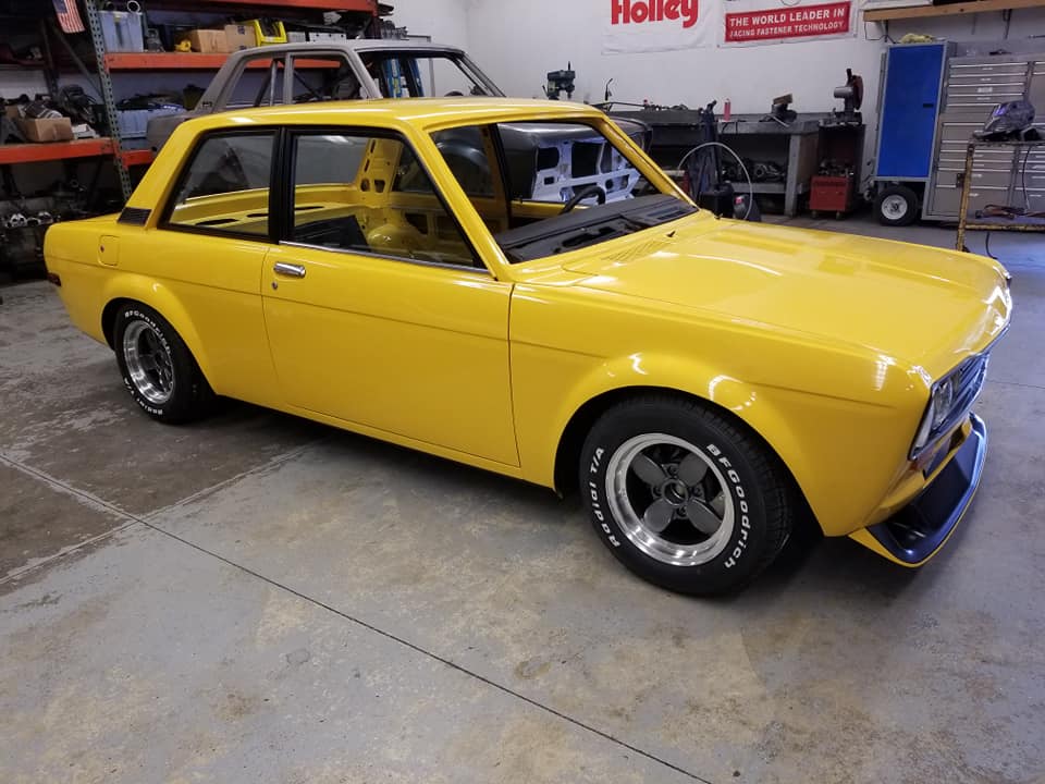 Datsun 510 with VTO vintage aluminum wheels - Photo 10
