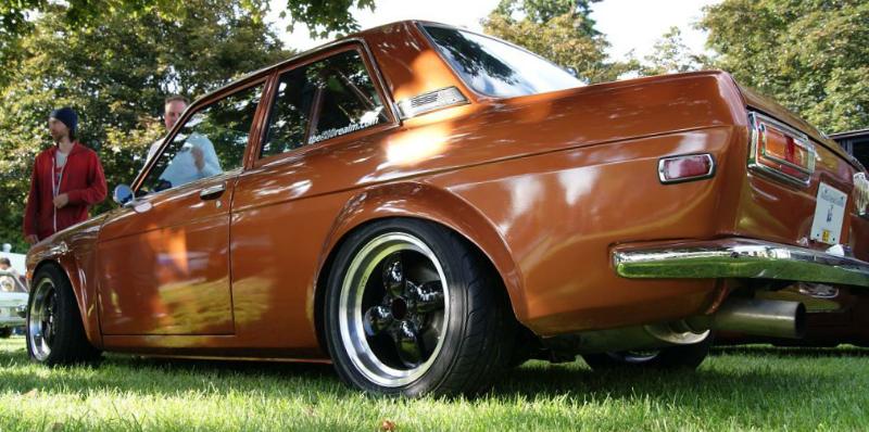 Datsun 510 with VTO vintage aluminum wheels - Photo 19